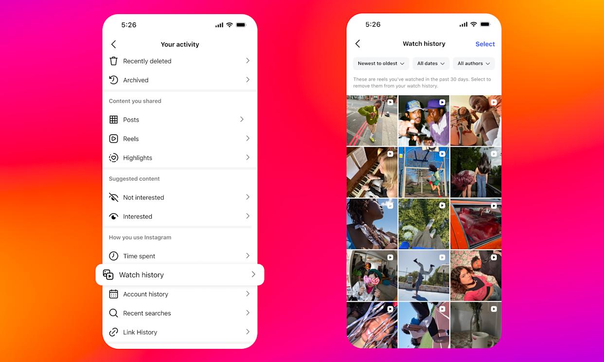 Instagram Luncurkan Fitur Watch History untuk Reels, Solusi Cerdas