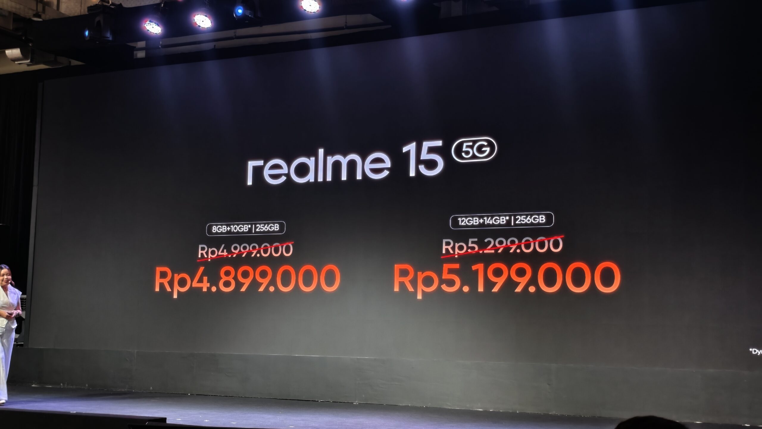 Harga Realme 15 Series 5G di Indonesia: Rp4,9 Juta untuk AI Night Out Phone