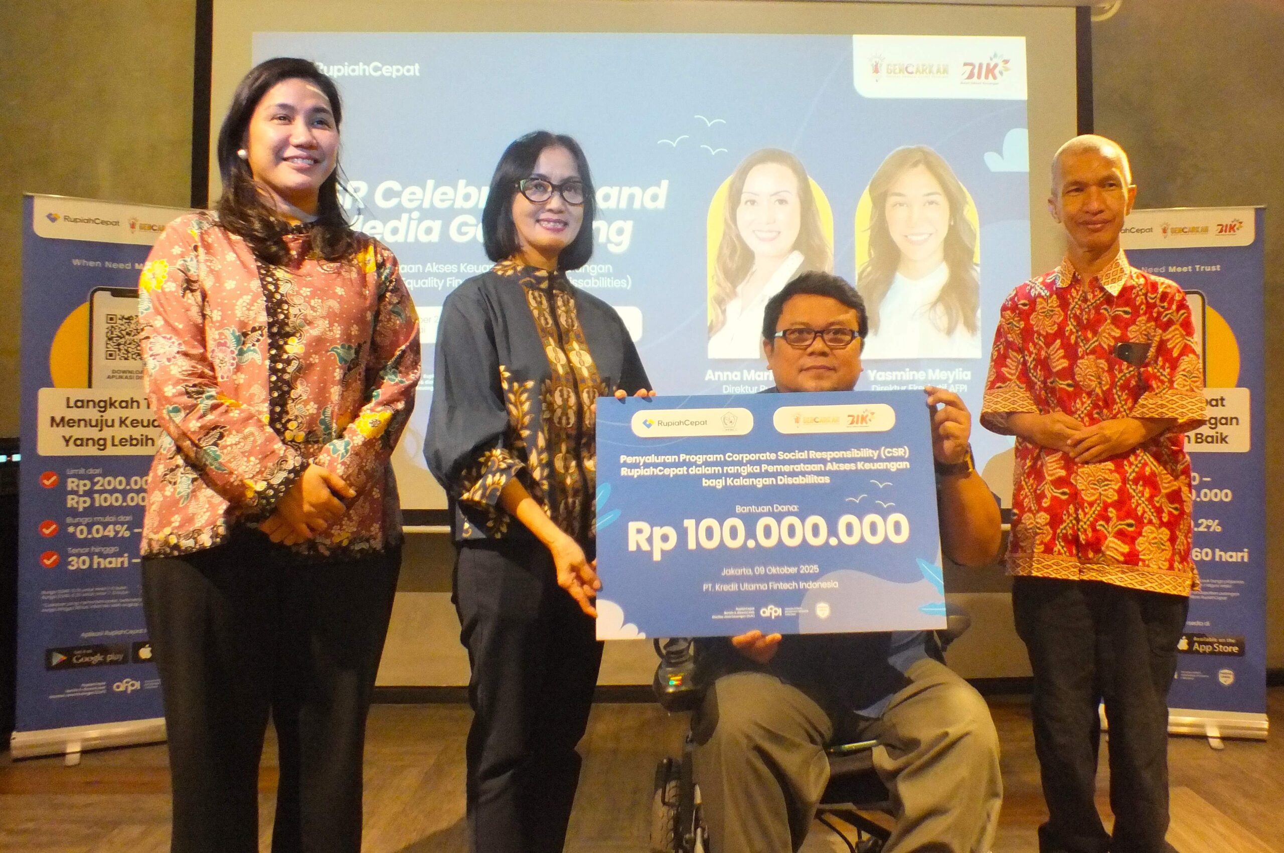 Rupiah Cepat Dorong Inklusi Keuangan untuk Penyandang Disabilitas