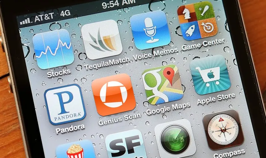 iPhone app screen
