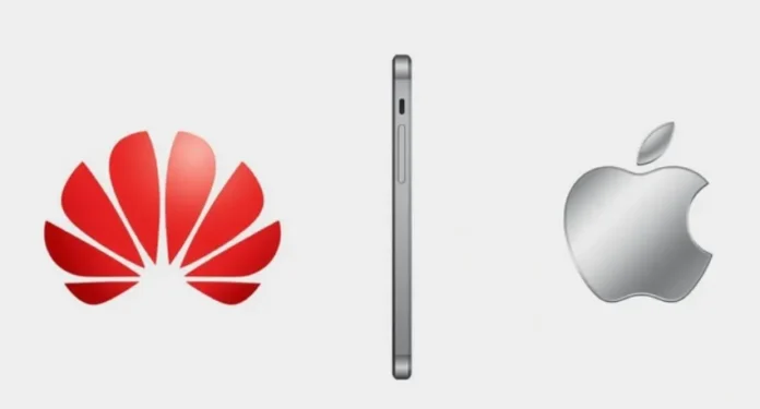 Ilustrasi konsep smartphone Huawei Mate 80 Air ultra-tipis dengan desain ramping dan elegan