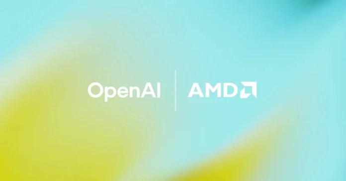 Ilustrasi strategi partnership OpenAI dengan AMD untuk pengembangan infrastruktur kecerdasan buatan skala besar