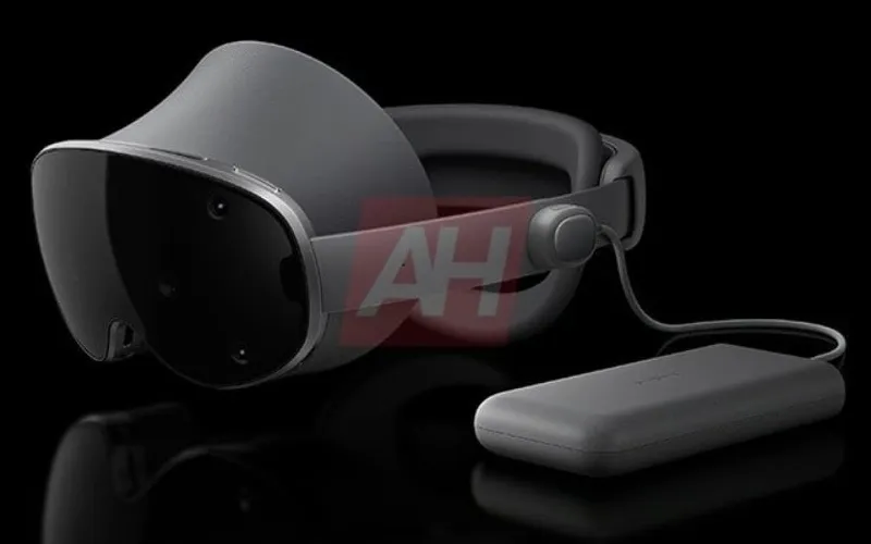 Tampilan samping headset Samsung Galaxy XR menunjukkan speaker dan tombol