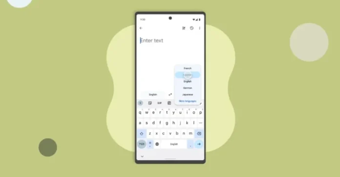 Aplikasi Google Translate ditampilkan pada ponsel Android dengan antarmuka terbaru