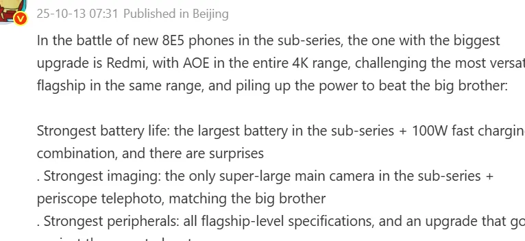Redmi K90 Pro Geekbench benchmark scores showing Snapdragon 8 Elite Gen 5 performance