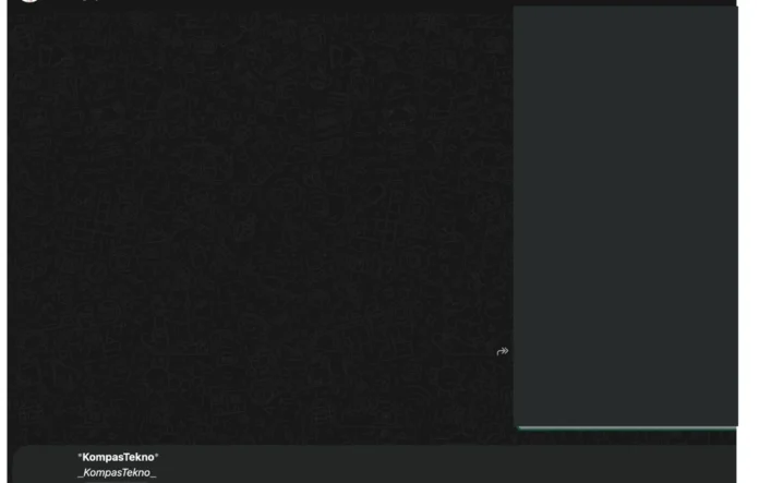 Ilustrasi cara mengubah font dan format tulisan di aplikasi WhatsApp