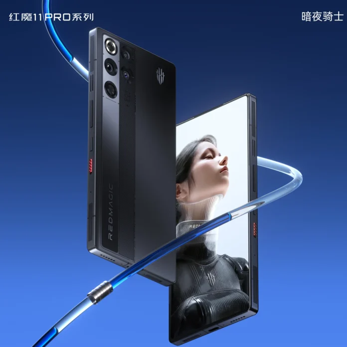 Red Magic 11 Pro smartphone gaming flagship dengan desain premium dan lighting RGB khas gaming