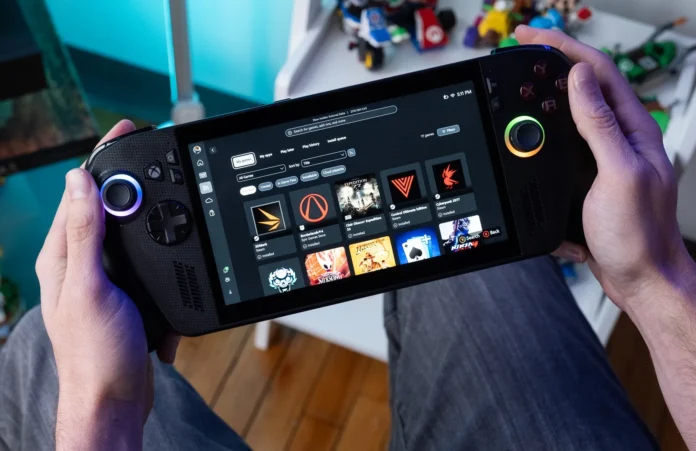Asus ROG Xbox Ally X handheld gaming PC dengan desain premium dan tombol kontrol ergonomis