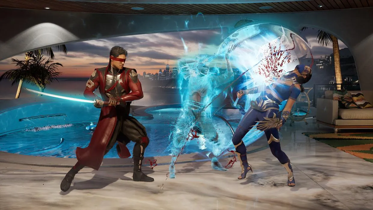 Ilustrasi game dengan rating dewasa dan simbol peso Meksiko