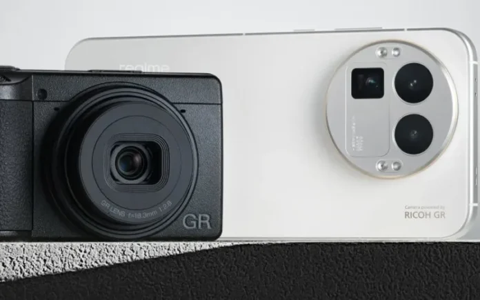 Realme GT8 smartphone dengan desain premium dan kamera Ricoh GR partnership