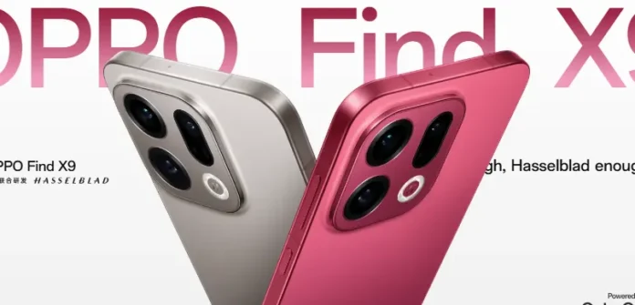 Oppo Find X9 Series smartphone flagship dengan desain premium dan kamera Hasselblad
