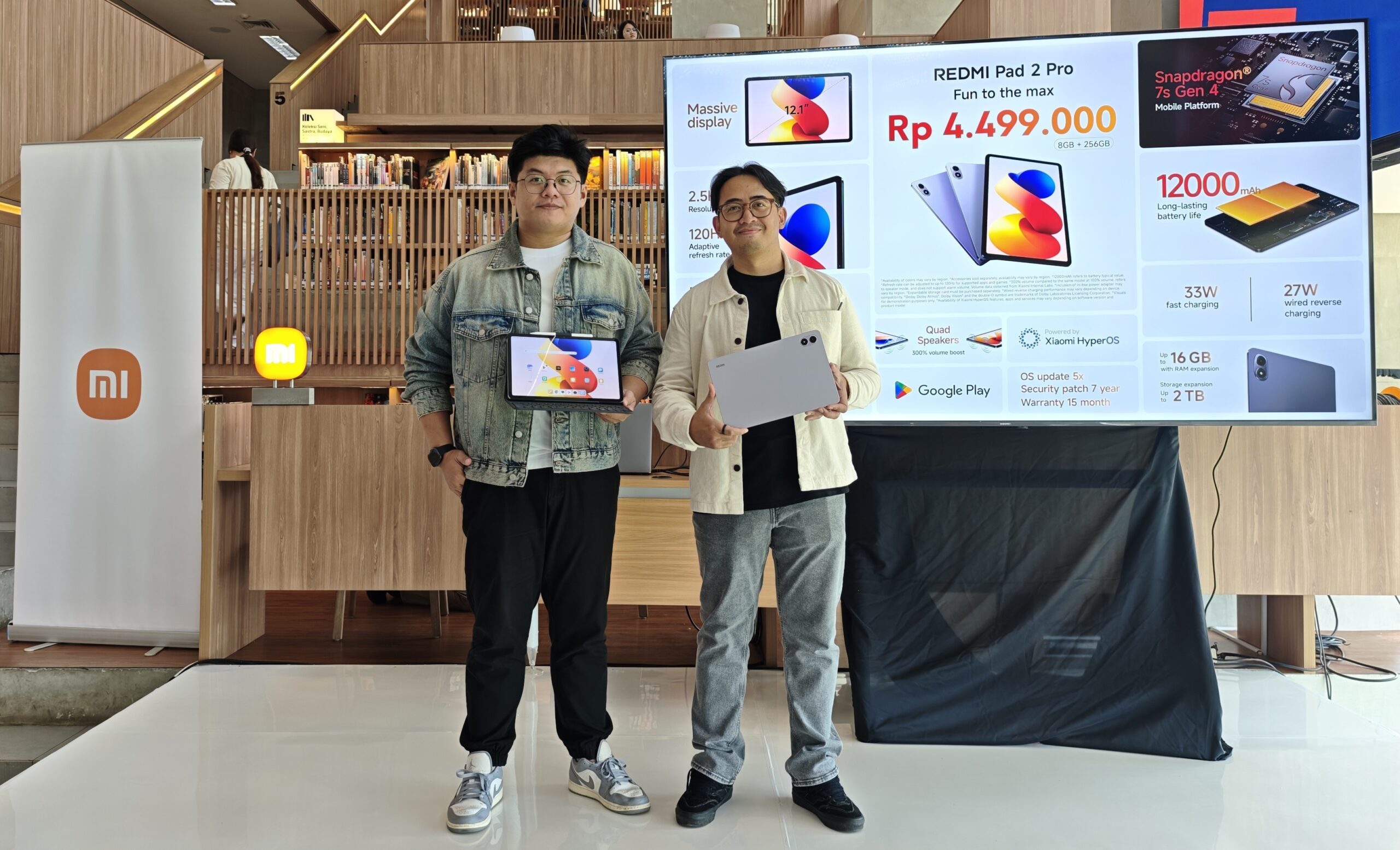 Redmi Pad 2 Pro Resmi di Indonesia, Harga Mulai Rp4,4 Juta