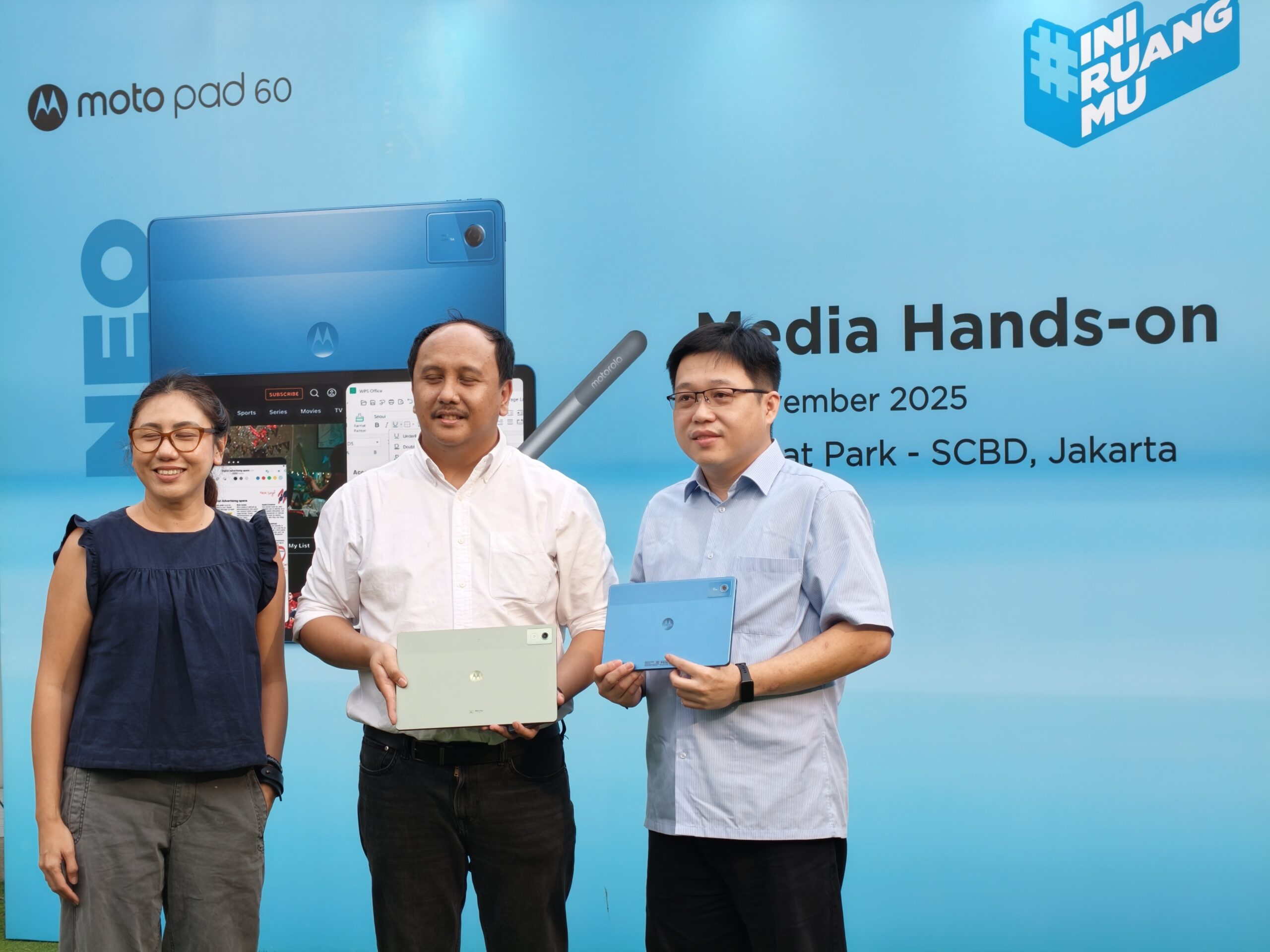 Moto Pad 60 Neo Resmi Dirilis, Tablet Multitasking Rp 2,8 Jutaan