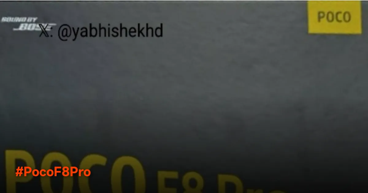 Bocoran Poco F8 Pro: Tanpa Charger, Speaker Bose, Dan Spesifikasi Gahar
