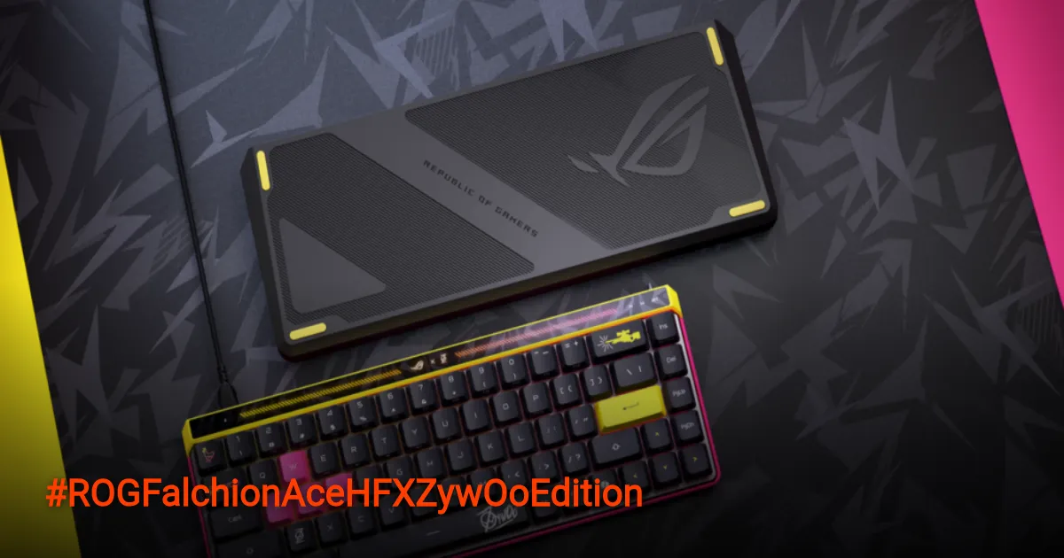 ROG Falchion Ace HFX ZywOo Edition, Keyboard Gaming Khusus untuk Sang Legenda CS2