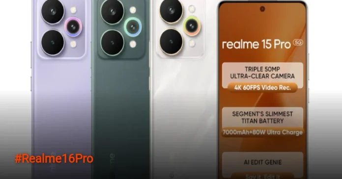 Bocoran Realme 16 Pro: Warna dan RAM Terungkap untuk India