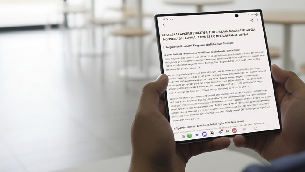 Galaxy Z Fold7: Asisten AI untuk Riset dan Eksekusi Bisnis