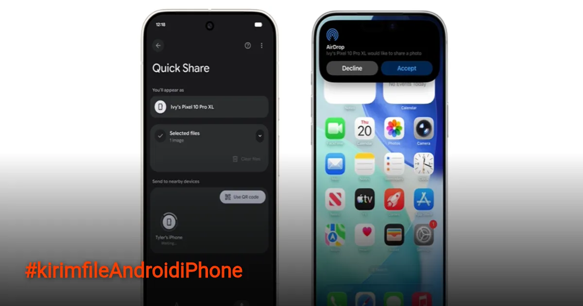 Google Bikin Kirim File Android-iPhone Semudah AirDrop