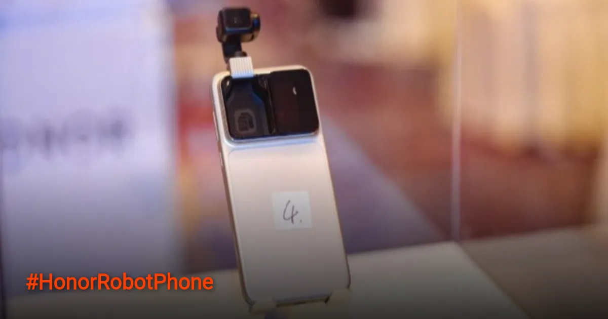 Honor Robot Phone: Kamera Gimbal Bergerak yang Bisa Ikuti Wajah Anda