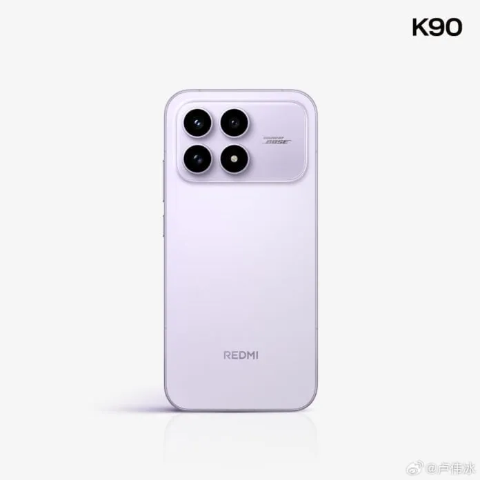 Redmi K90 dalam warna purple yang elegan