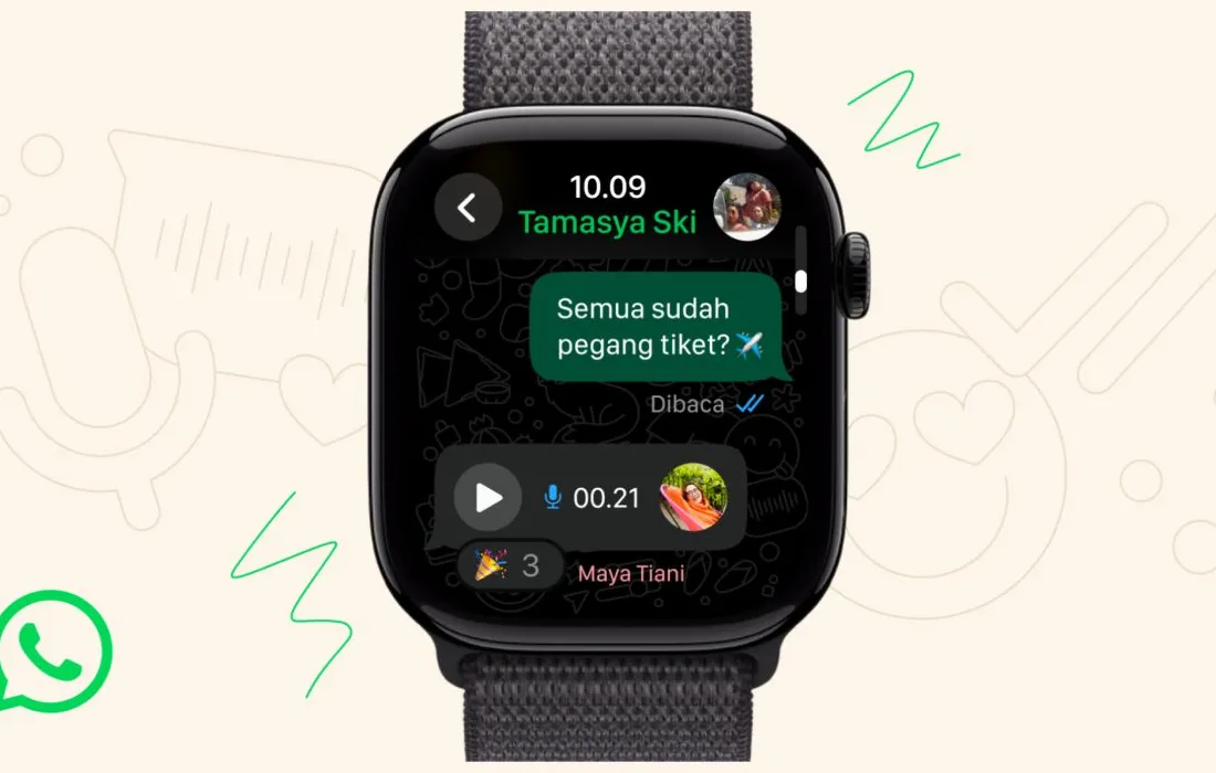 WhatsApp Resmi Hadir di Apple Watch, Bisa Chat dan Telepon