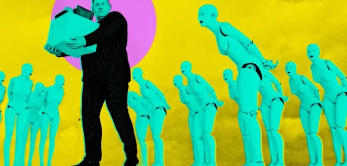 CEO Ulysses Press Keith Riegert mempresentasikan pandangan tentang masa depan AI di konferensi penerbitan internasional