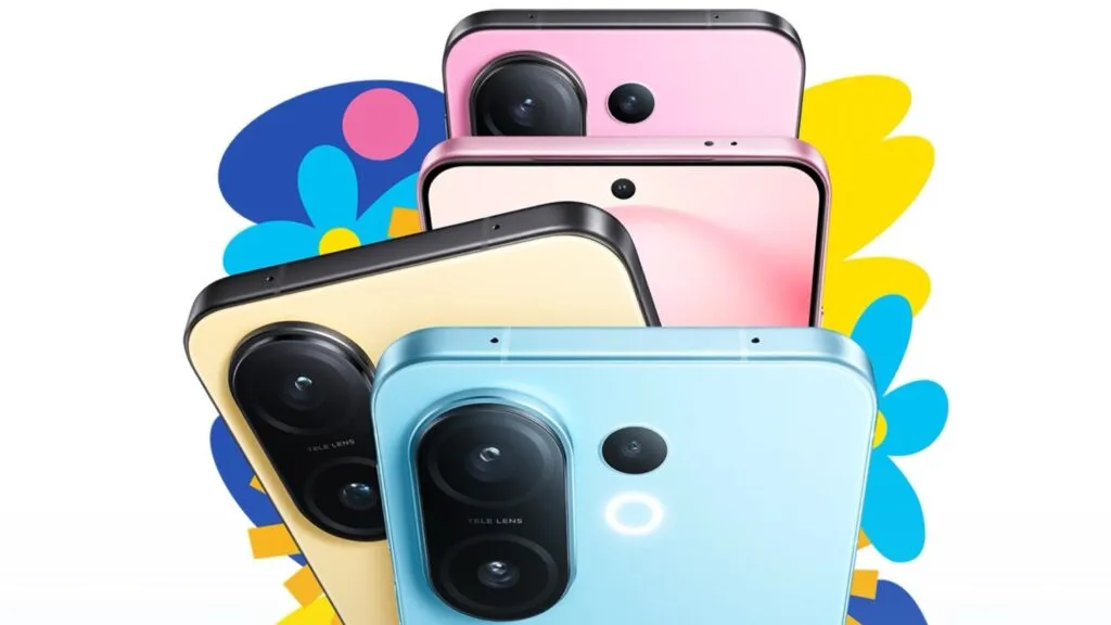 Ilustrasi Vivo S50 Pro mini dengan desain kompak dan kamera periskop