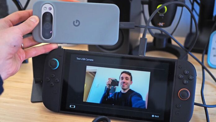 Pixel sebagai webcam Switch 2