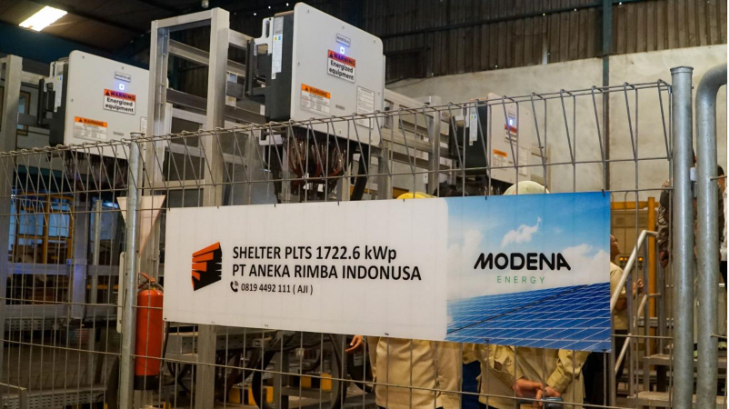 MODENA Energy Resmikan Solar Panel di Gresik, Potong Emisi 2.500 Ton CO2