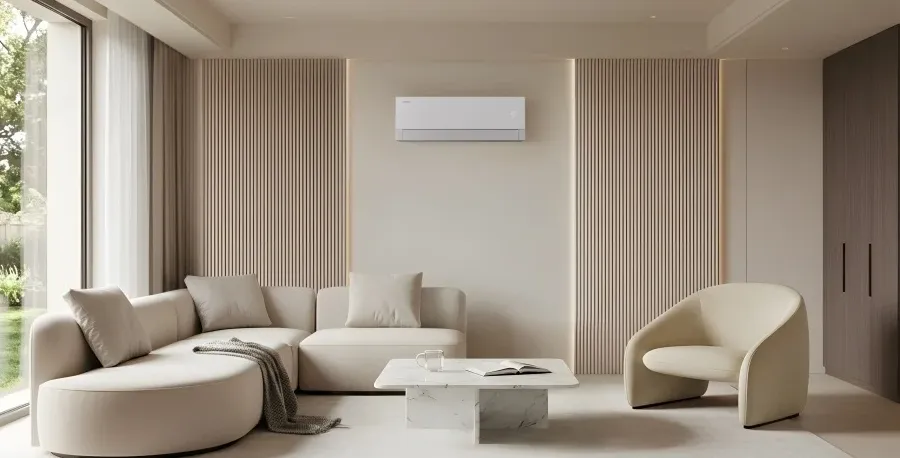 Interior Samsung Bespoke AI AirDresser dengan sistem steam