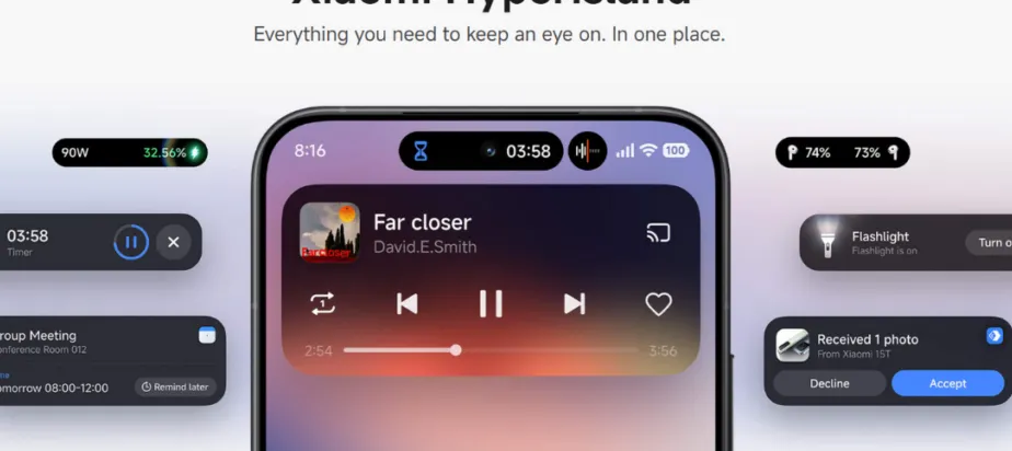 HyperOS 3 - Xiaomi HyperIsland