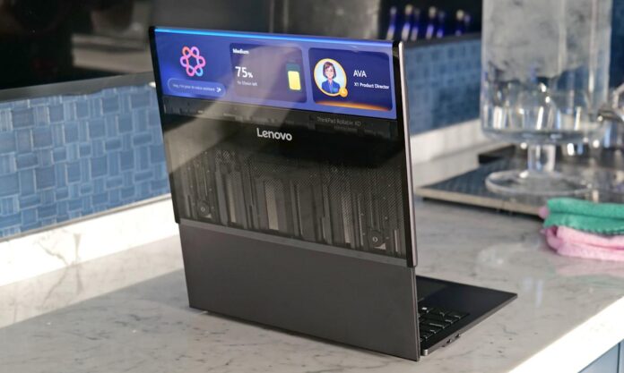 Lenovo XD Rollable Concept di CES 2026: Layar Bisa Melebar ke Belakang!