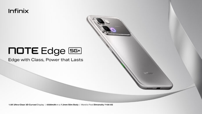 Infinix NOTE Edge & XPAD Edge Rilis: Bodi Tipis, Baterai 6500mAh!