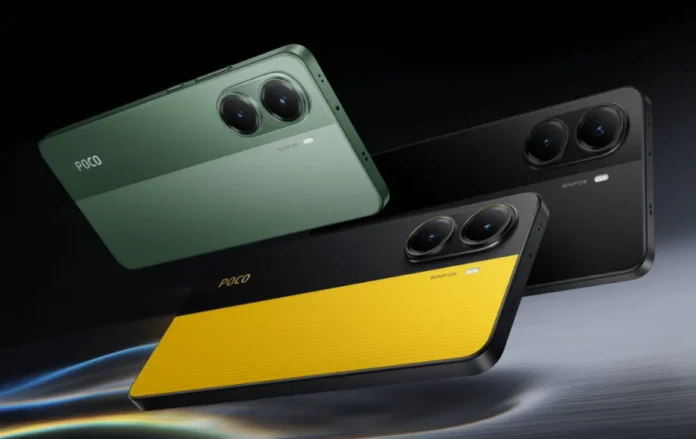 Poco X7 Pro smartphone dengan desain modern, juara benchmark AnTuTu Desember 2025