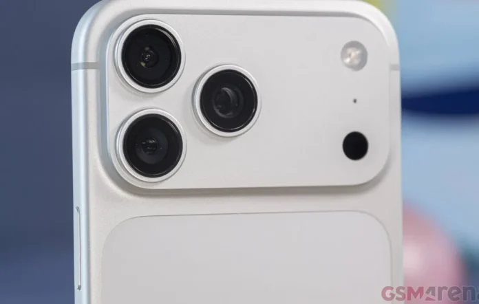 Ilustrasi kamera iPhone dengan teknologi sensor multispektral