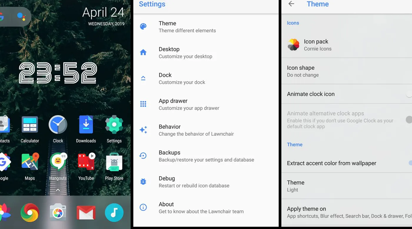 The Lawnchair Launcher for Android