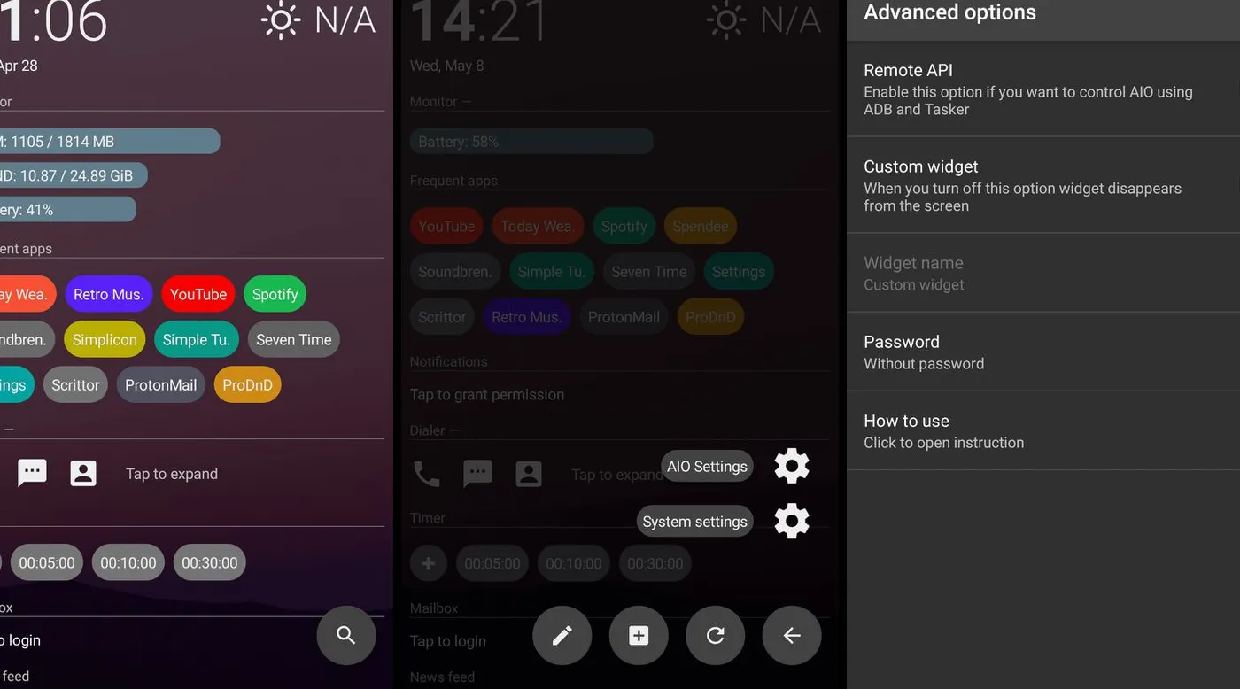 The AIO Launcher for Android