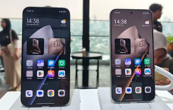 Xiaomi 15T series resmi meluncur di Indonesia, dalam acara peluncuran yang digelar di Park Hyatt, Jakarta, Selasa (30/9/2025)