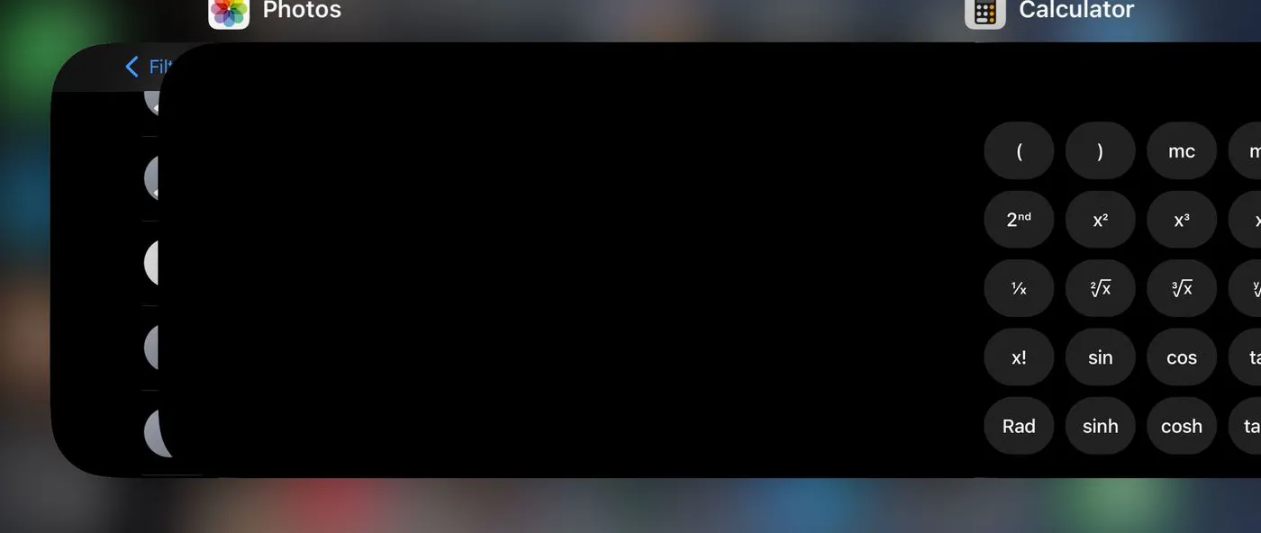 The App Switcher in iOS