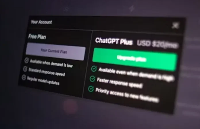 Ilustrasi strategi bisnis OpenAI dan logo perusahaan