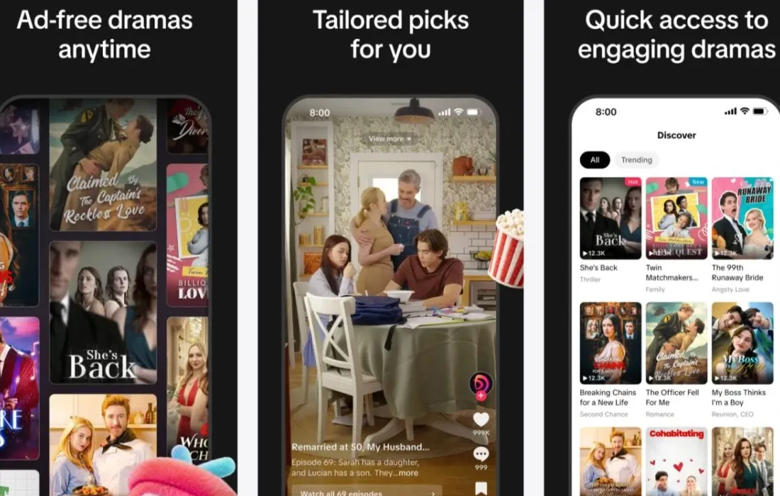 TikTok Tantang ReelShort, Rilis Aplikasi PineDrama untuk Microdrama
