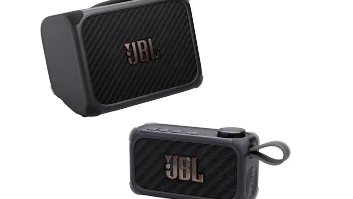 Tampilan produk speaker amplifier pintar JBL BandBox Solo dan BandBox Trio