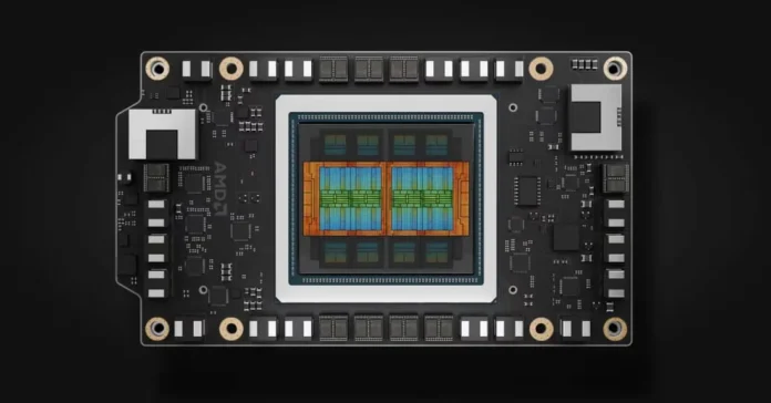 Ilustrasi prosesor AMD Ryzen 7 9850X3D terbaru dengan teknologi 3D V-Cache